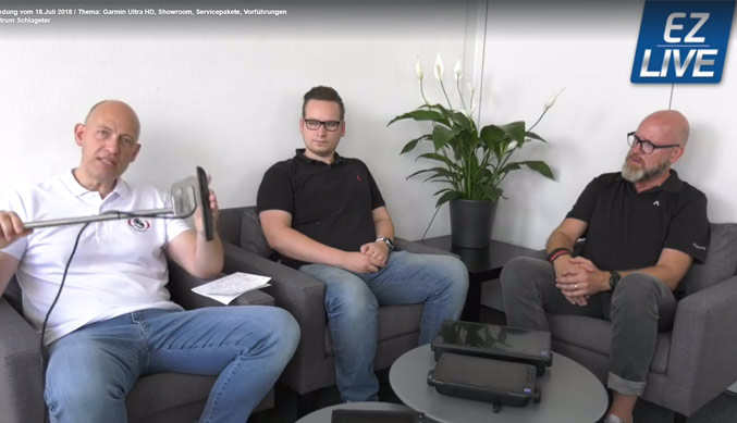 Echolotzentrum TV - 18.Juli 2018 - Garmin Ultra HD, Showroom, Servicepakete, Vorführungen