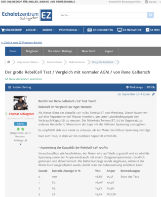 Vergleichstest - REBELCELL vs. AGM