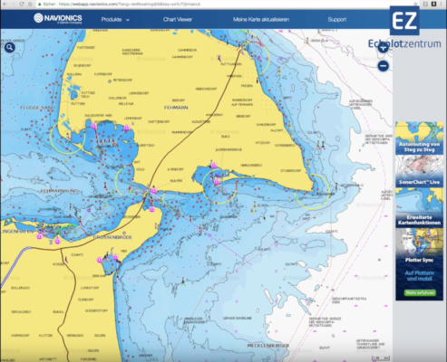 Navionics ChartViewer / Wie ich vor dem Kauf Karten betrachten kann....