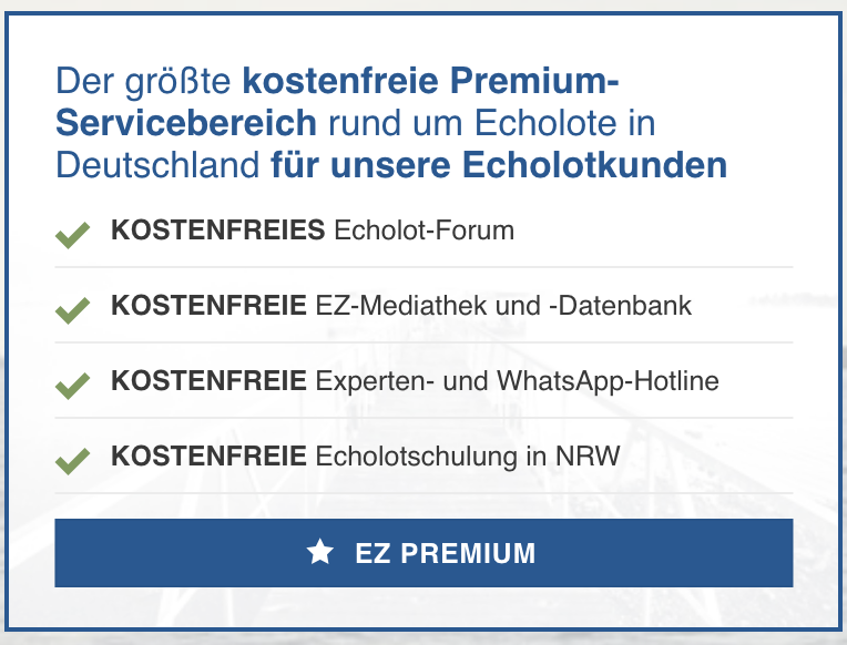 Jetzt neu: WHATSAPP Support für alle Echolotkunden kostenfrei.