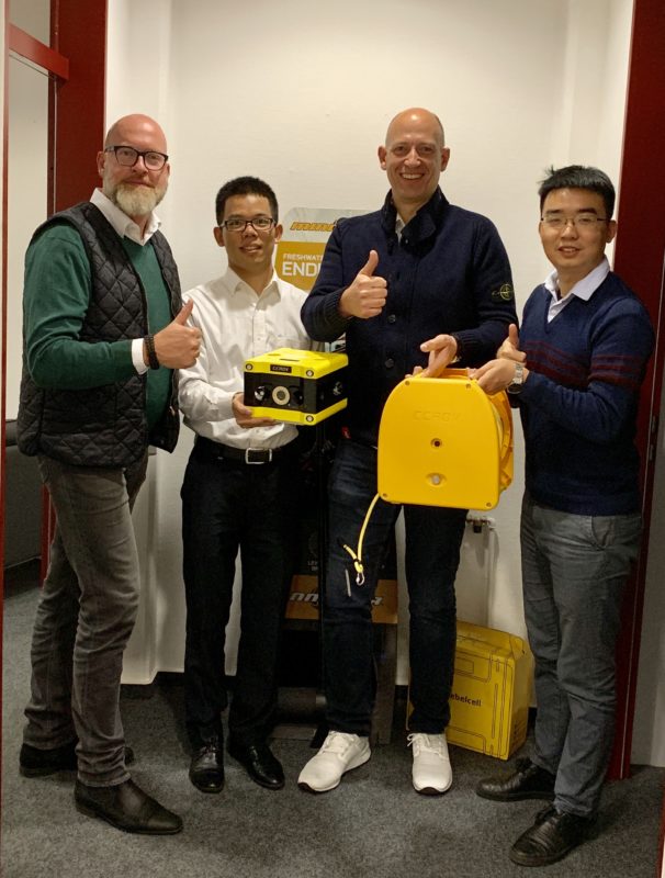 Besuch aus Hongkong: CCOV Geschäftsleitung beim Echolotzentrum