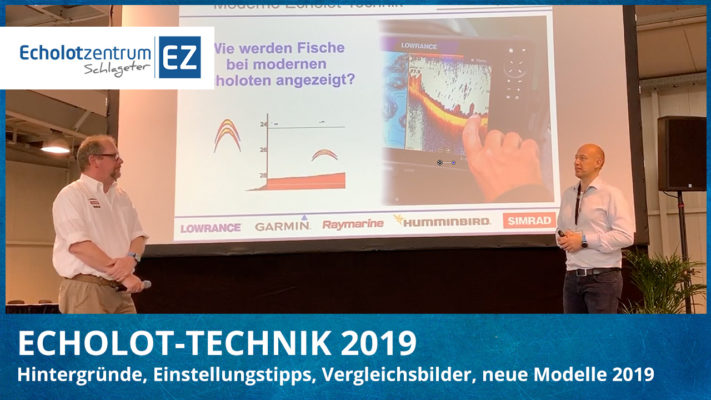Video: Echolot-Technik 2019 / Hintergründe, Einstellungstipps, Vergleichsbilder, neue Modelle 2019