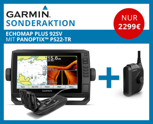 GARMIN SONDERAKTION ECHOMAP Plus 92sv mit Panoptix™ PS22-TR