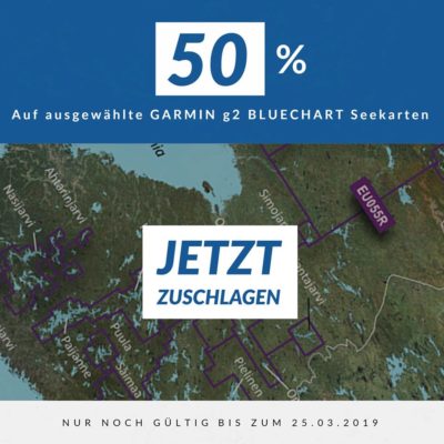 Bis zu 50% Rabatt auf Garmin Bluecharts G2
