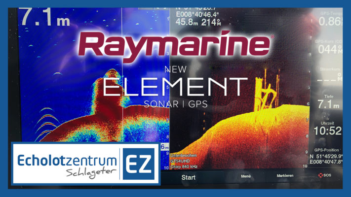 Live-Test des Raymarine Element mit HV-100 Geber auf dem Wasser!