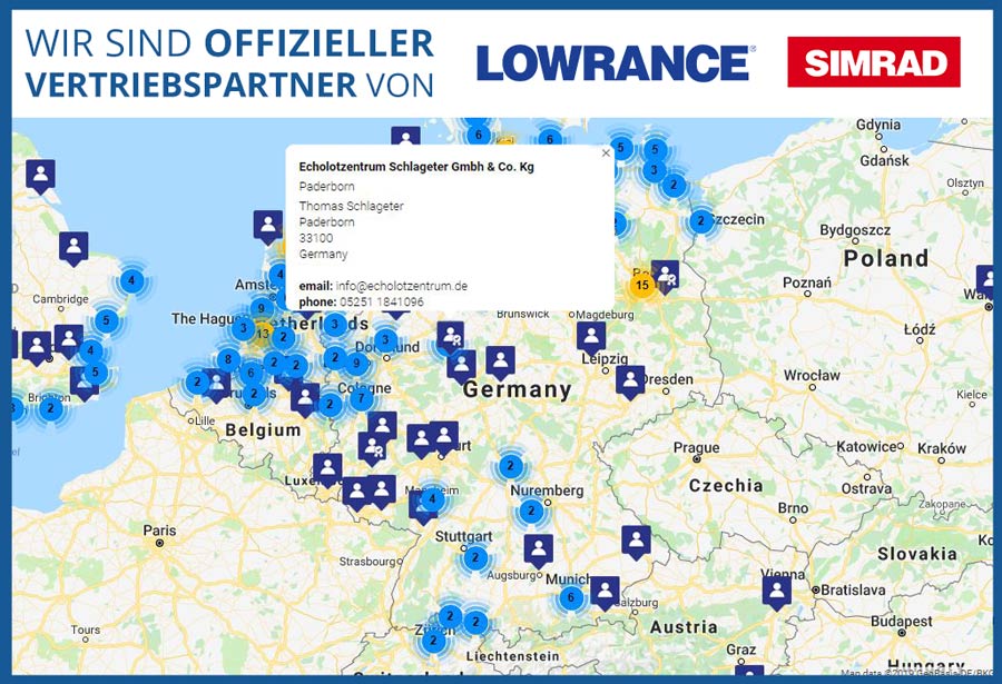Offizieller Vertriebspartner von Navico / Lowrance / Simrad