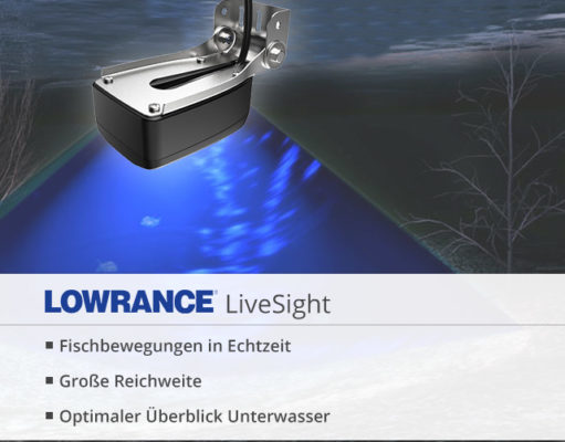 Der neue Lowrance LiveSight Heckgeber