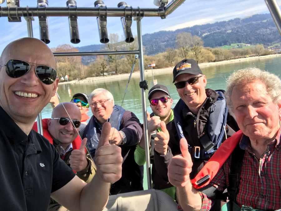 Echolot Intensiv Schulungen auf dem Wasser