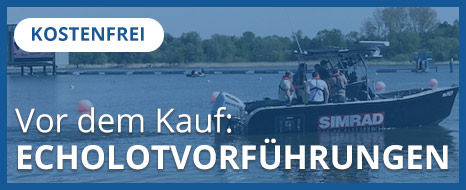 Echolotvorführungen auf dem Wasser / Raum Hamburg / Paderborn / Bodensee