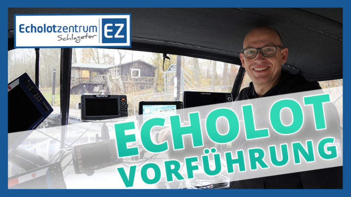 Echolot Vorführungen mit dem neuen Boot