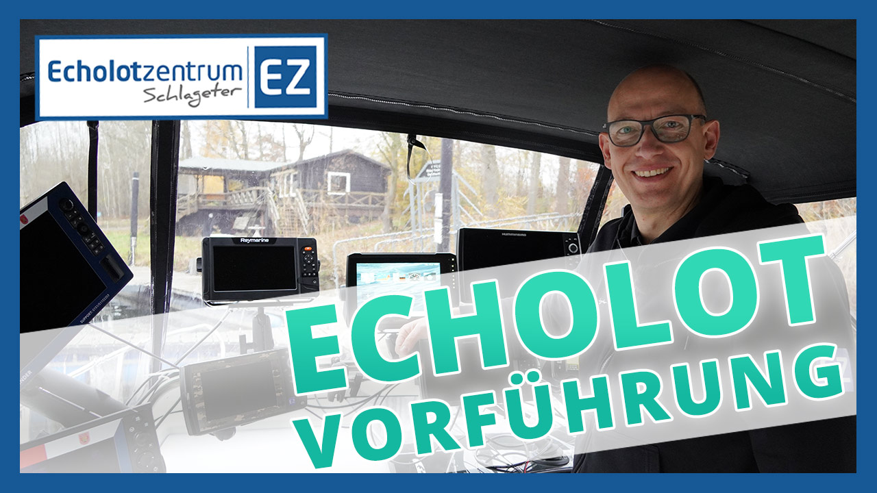 Echolot Vorführungen mit dem neuen Boot