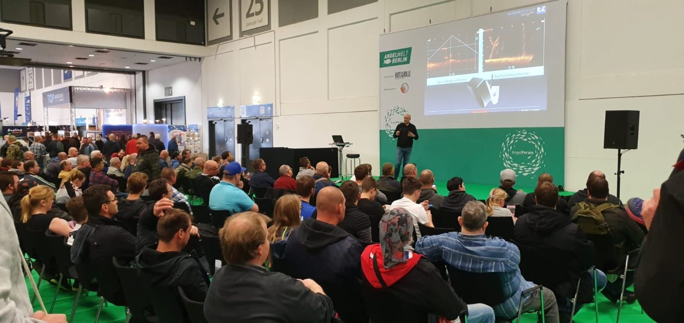 Vorträge von Echolotexperte Thomas Schlageter auf der Angelwelt Berlin