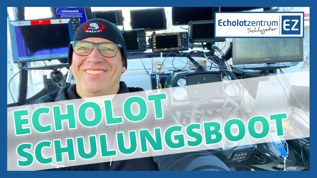 Echolottechnik auf unserem Schulungsboot
