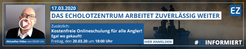#EZINFORMIERT Teil 1 - Das Echolotzentrum arbeitet zuverlässig weiter / Kostenlose Onlineschulung