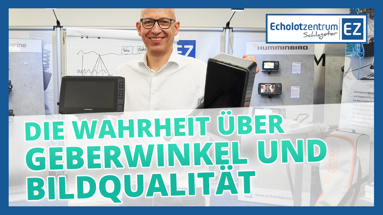 Die Wahrheit über Geberwinkel und Bildqualität bei Echoloten