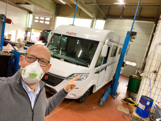 Pilote Galaxy Fishingmobil / Vermietwohnmobil - 7 Meter / Modell 2021 zur Vermietung eingetroffen