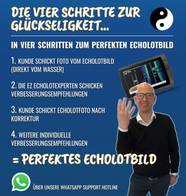 In vier Schritten zum perfekten Echolotbild