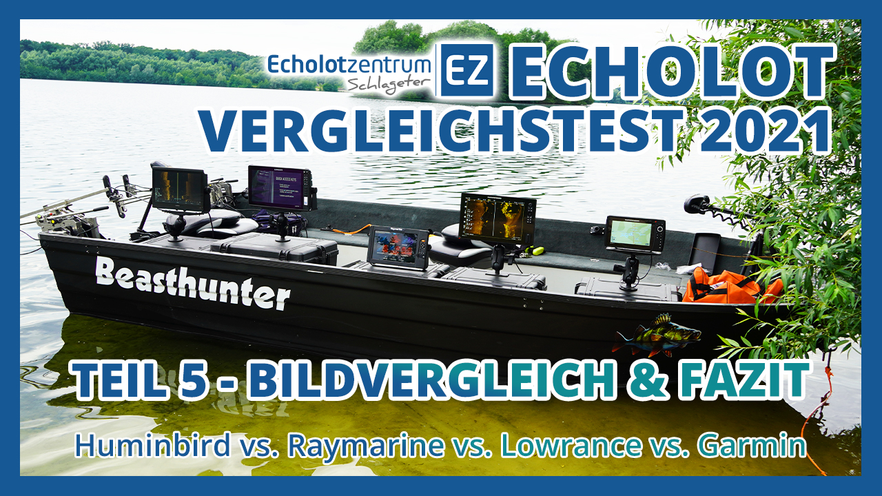 Echolot Vergleichstest 2021 - Teil 5 - Bildvergleich & Fazit
