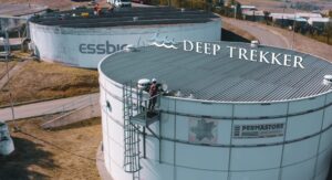 Deep Trekker ROVs für die Inspektion und Reinigung von Wassertanks