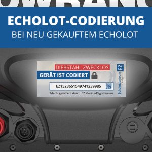 Echolot-Codierung / Anti-Diebstahl-Registrierung Ihres neu gekauften Echolotes
