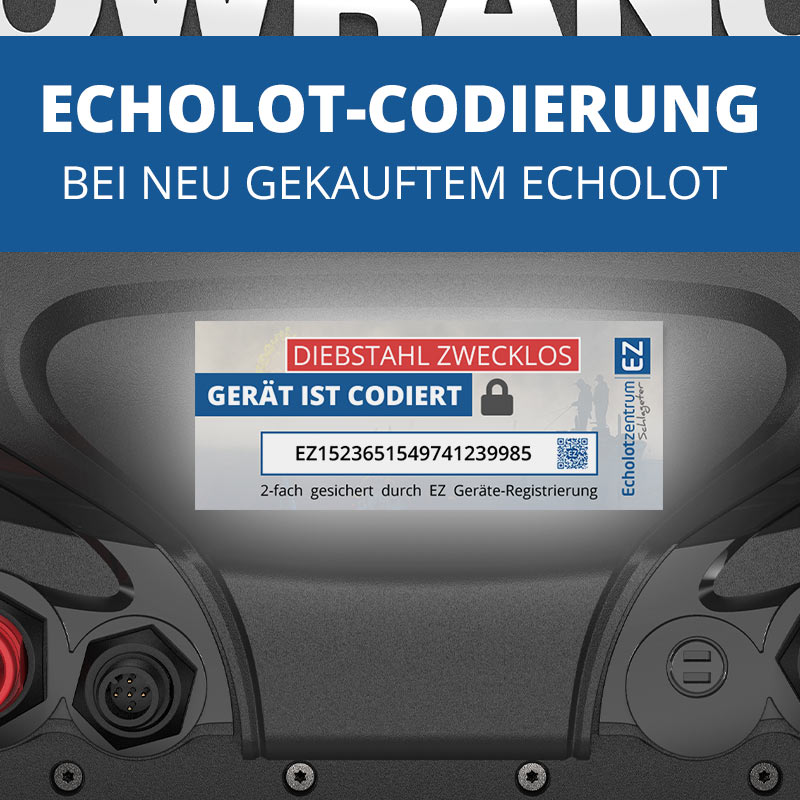 Echolot-Codierung / Anti-Diebstahl-Registrierung Ihres neu gekauften Echolotes