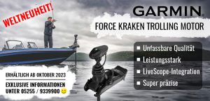 Weltneuheit! GARMIN FORCE ® KRAKEN TROLLING MOTOR
