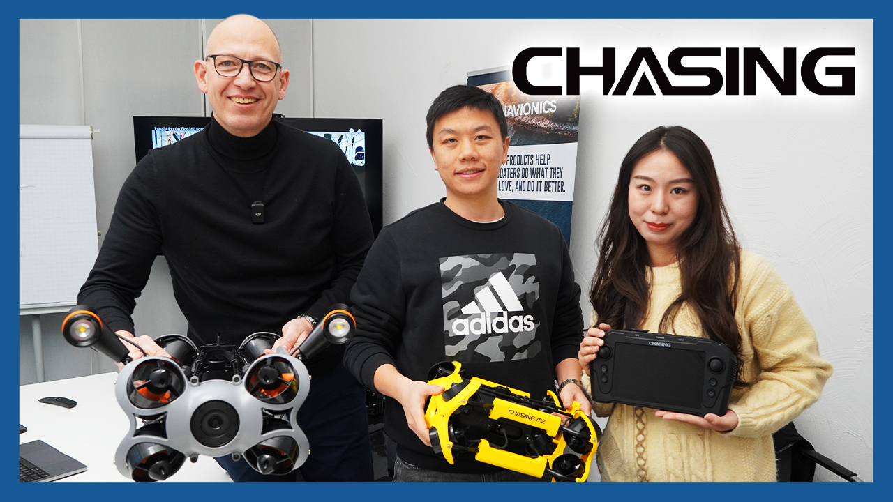 Chasing ROV´s jetzt mit 360-Grad-Sonar! Kurzer Einblick in unsere Schulung mit Experten aus China