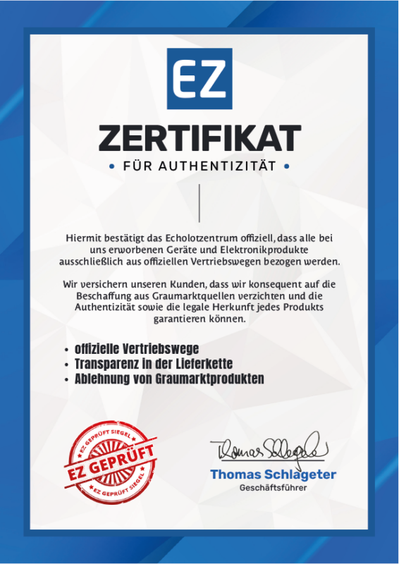 Zertifikat der Echtheit