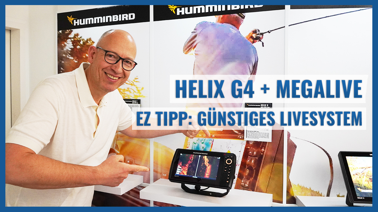 Humminbird Helix G4N Echolot Serie mit MEGA-LIVE - Wir zeigen die perfekte Zusammenstellung