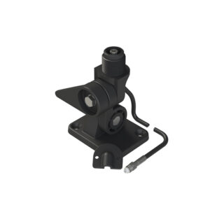 Pacific Aerials Seamaster - P6711 UKW+AIS-Kippfuß in schwarz + 5 m Kabel