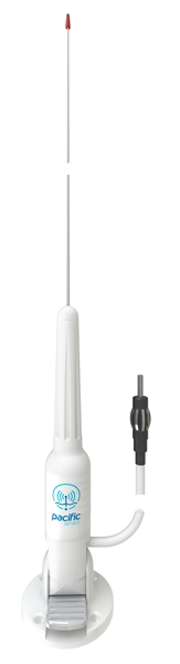 Pacific Aerials Seamaster Classic - P6092 FM+AM-Antenne 1,0m Klappantenne mit 4m Kabel