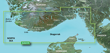 Garmin BlueChart g3 Vision HD - VEU041R - Oslo-Skagerak-Haugesund