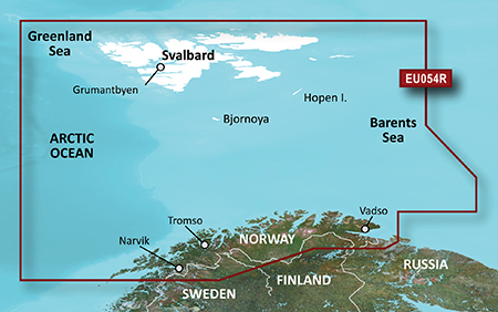 Garmin BlueChart g3 Vision HD - VEU054R - Vestfjd-Svalbard-Varanger