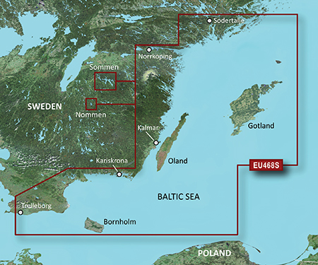 Garmin BlueChart g3 Vision HD - VEU468S - Södertälje-Trelleborg