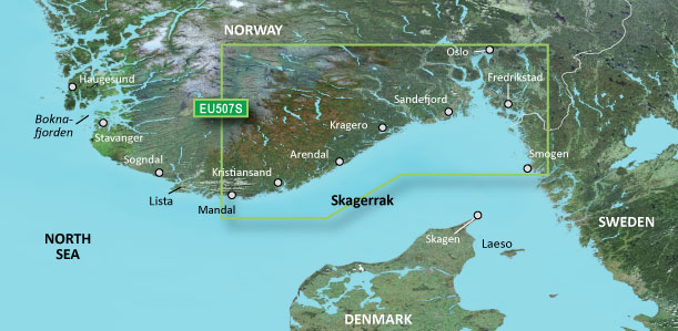 Garmin BlueChart g3 Vision HD - VEU507S - Oslo-Mandal-Smogen