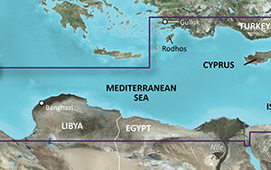 Garmin BlueChart g3 HD - HXEU016R - Mediterranean Southeast (Mediterranes Meer Südosten)