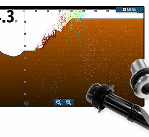 Simrad ForwardScanTransducer inkl. Edelstahl-Durchbruchhülse