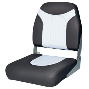 Bootssitz Angelsitz Modell DELUXE 42x39x49,5cm anthrazit/weiß