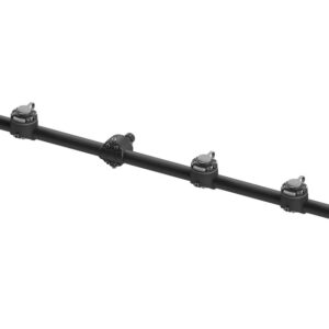 Fasten seitliche Reling für Belly Boote mit 4 x Halterungen (Länge: 900mm)