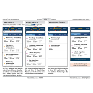 Navionics Boating App – Deutsches Handbuch v.19