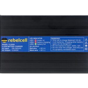 RebelCell 12,6V6A Ladegerät für 12V18 und 12V30 AV Li-Ion Akkus