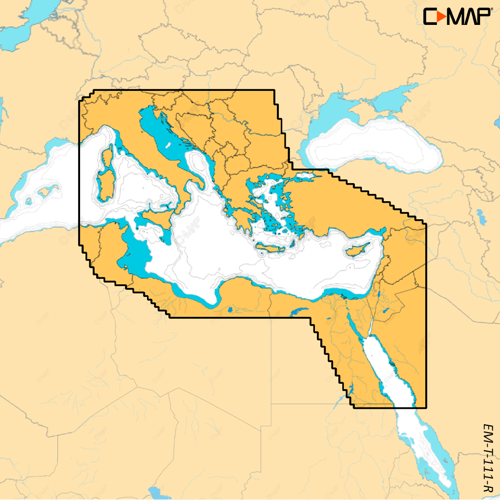 C-Map Reveal X - Ost Mediterran