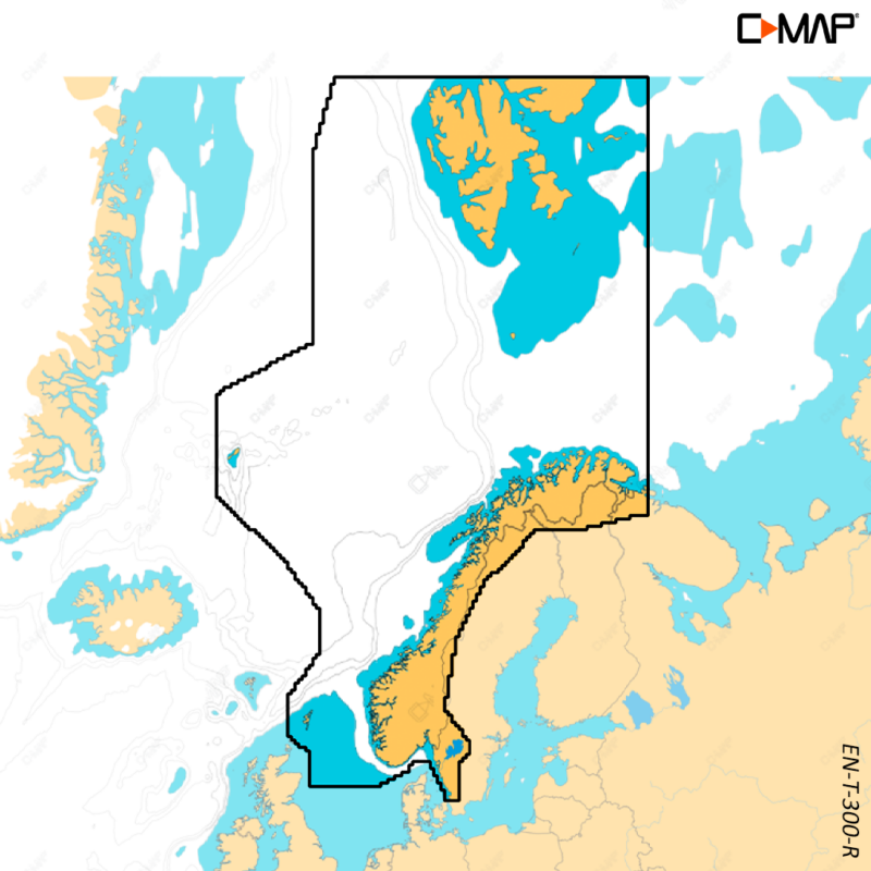 C-Map Reveal X - Norwegen Küste und Skagerrak