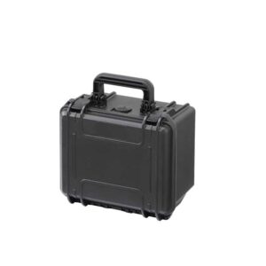 Echolotkoffer (klein) - Schwarz mit Schaum 25,8x24,3x16,75cm