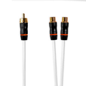 Fusion Performance RCA-Kabel, männlich auf 2x weiblich, 27 cm (0,9 Fuß) RCA-Splitter-Kabel