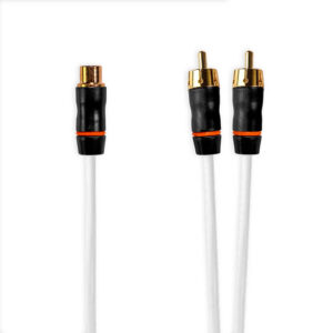 Fusion Performance RCA-Kabel, weiblich auf 2x männlich, 27 cm (0,9 Fuß) RCA-Splitter-Kabel