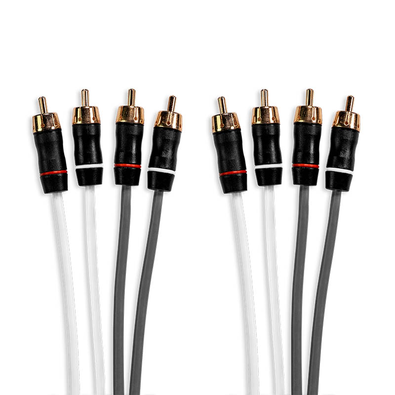 Fusion Performance RCA-Kabel, 4 Kanal, 1,8 m (6 Fuß) langes Kabel