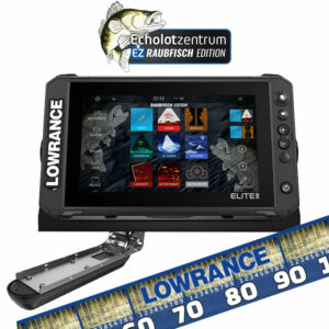 Lowrance Elite FS 7 mit Active Imaging 3in1 Geber & Fischmaßband - EZ Raubfisch Edition