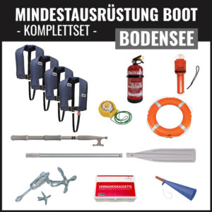 Mindestausrüstung Boot - Bodensee
