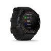 Garmin Descent™ Mk3i – 51 mm Graues DLC-Titan mit schwarzem Silikonarmband und Descent T2 Transceiver